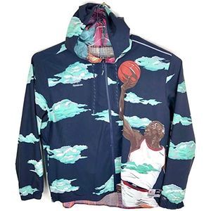Reebok Mens Reversible All Over Print Windbreaker Jacket Small